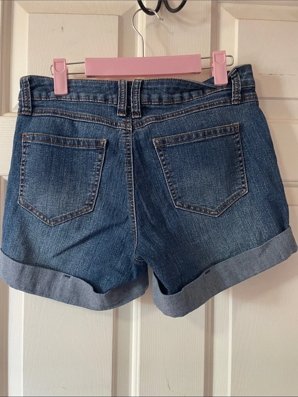 ANA ROLL CUFF DENIM JEAN SHORTS
